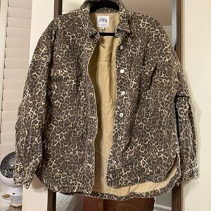 Zara Leopard Print Jacket